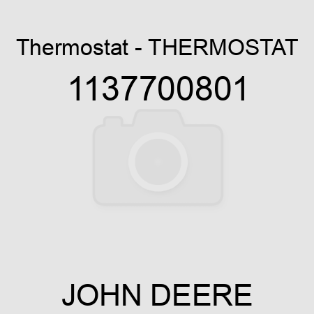 Thermostat - THERMOSTAT 1137700801