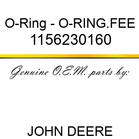 O-Ring - O-RING.FEE 1156230160