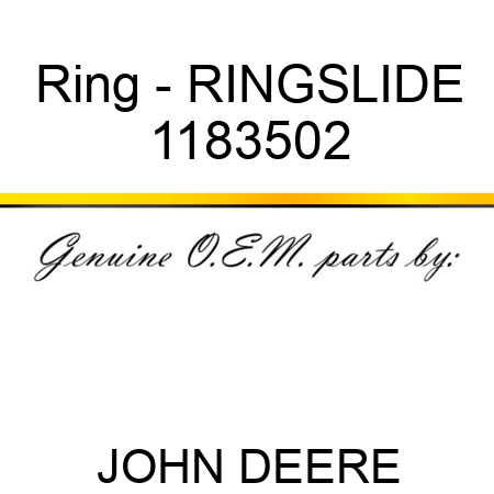 Ring - RINGSLIDE 1183502