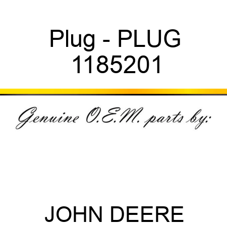 Plug - PLUG 1185201