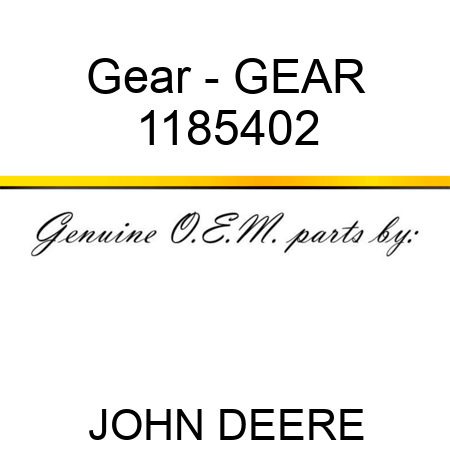 Gear - GEAR 1185402