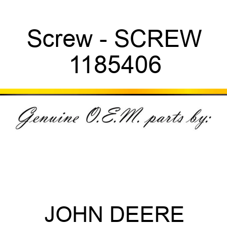 Screw - SCREW 1185406
