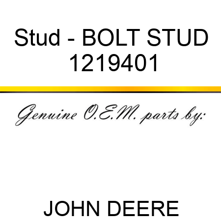 Stud - BOLT, STUD 1219401