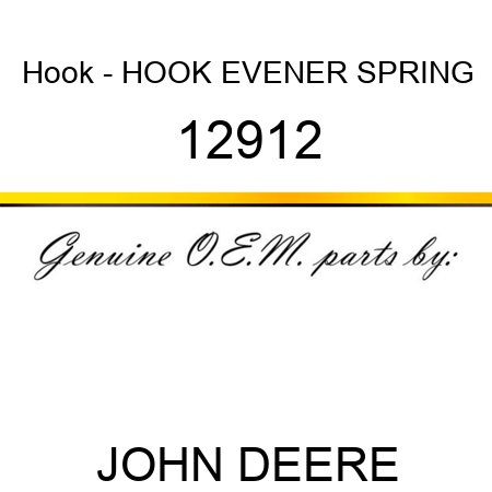 Hook - HOOK, EVENER SPRING 12912