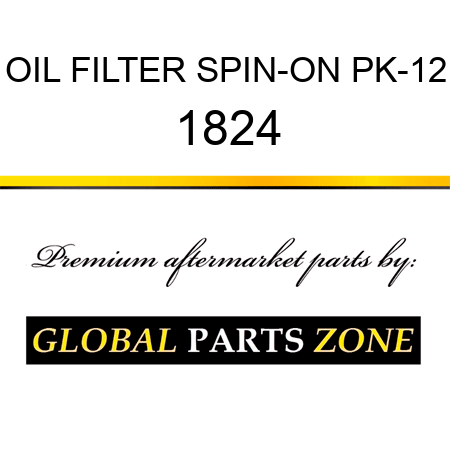 OIL FILTER SPIN-ON PK-12 1824