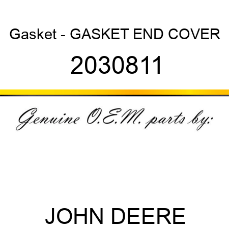 Gasket - GASKET, END COVER 2030811
