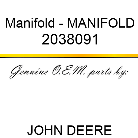 Manifold - MANIFOLD 2038091