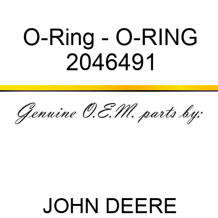 O-Ring - O-RING 2046491