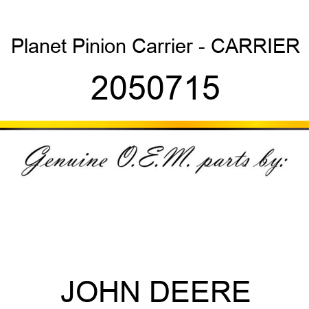 Planet Pinion Carrier - CARRIER 2050715