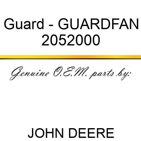 Guard - GUARDFAN 2052000