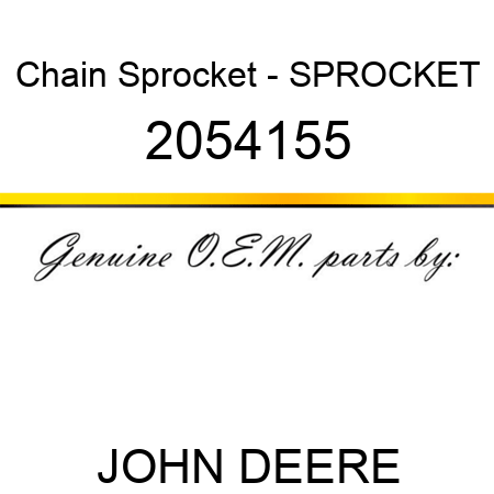 Chain Sprocket - SPROCKET 2054155