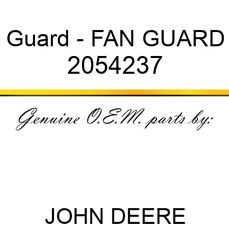 Guard - FAN GUARD 2054237