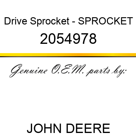 Drive Sprocket - SPROCKET 2054978