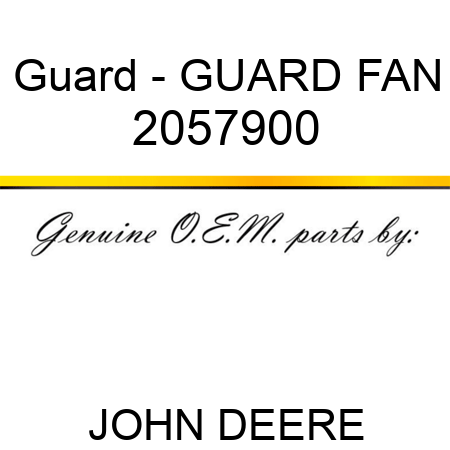 Guard - GUARD, FAN 2057900