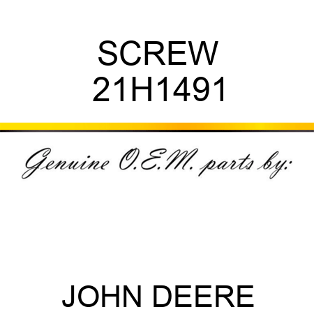 SCREW 21H1491