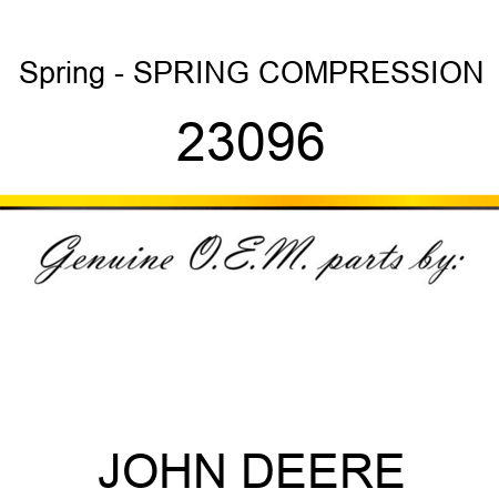 Spring - SPRING COMPRESSION 23096