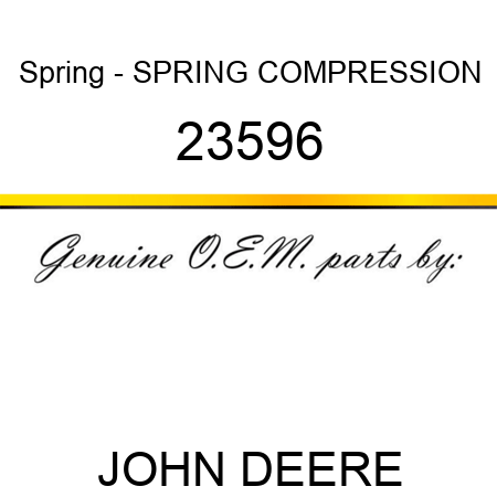Spring - SPRING COMPRESSION 23596