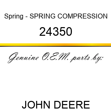Spring - SPRING COMPRESSION 24350