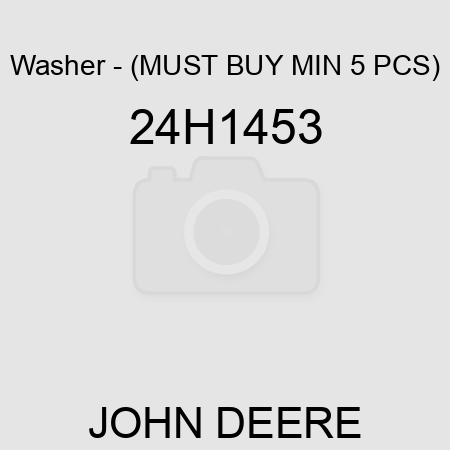 Washer - (MUST BUY MIN 5 PCS) 24H1453