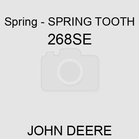 Spring - SPRING TOOTH 268SE