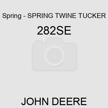 Spring - SPRING, TWINE TUCKER 282SE