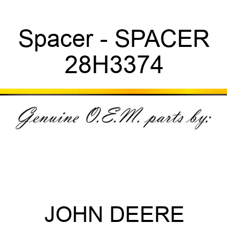 Spacer - SPACER 28H3374