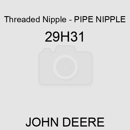 Threaded Nipple - PIPE NIPPLE 29H31