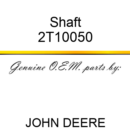 Shaft 2T10050