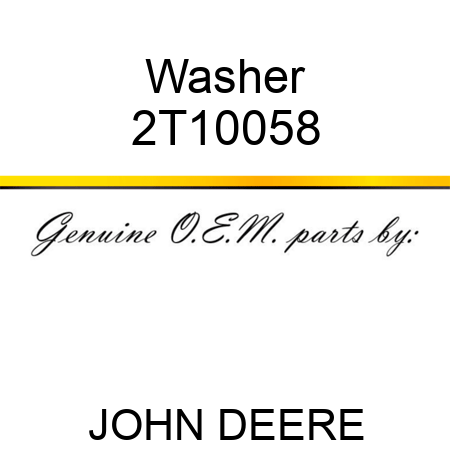 Washer 2T10058
