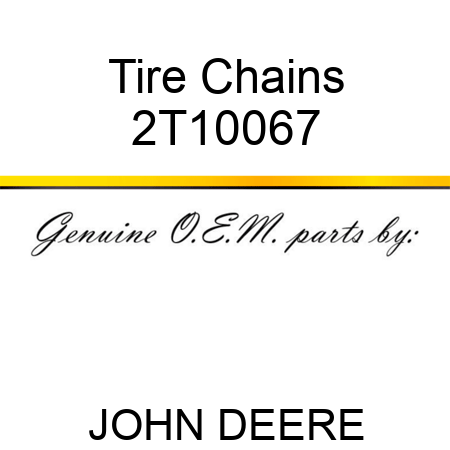 Tire Chains 2T10067