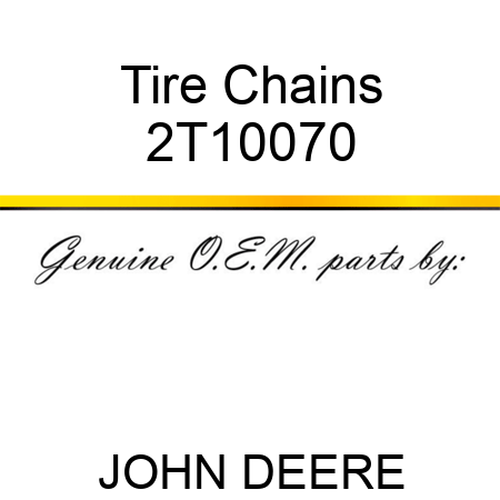 Tire Chains 2T10070