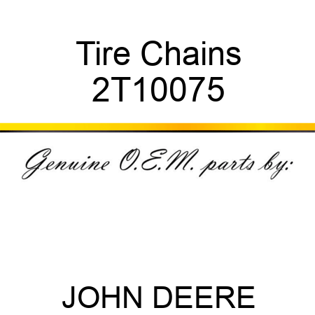 Tire Chains 2T10075