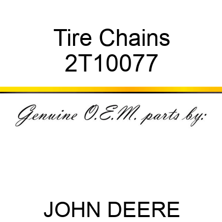Tire Chains 2T10077
