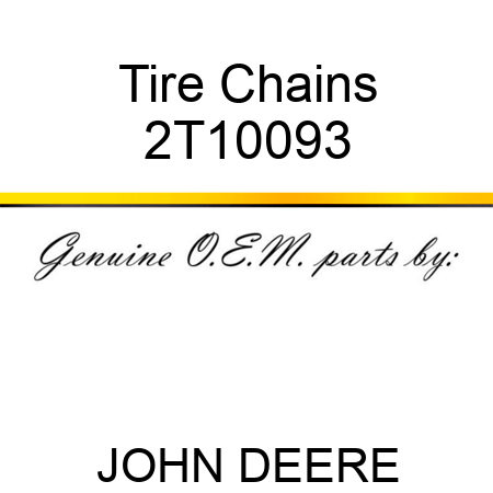 Tire Chains 2T10093