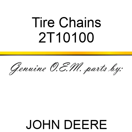 Tire Chains 2T10100