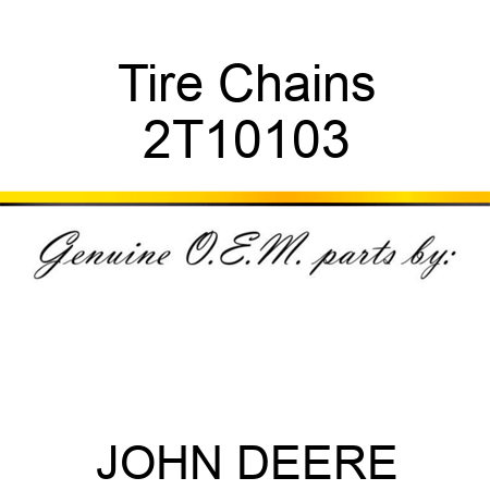 Tire Chains 2T10103