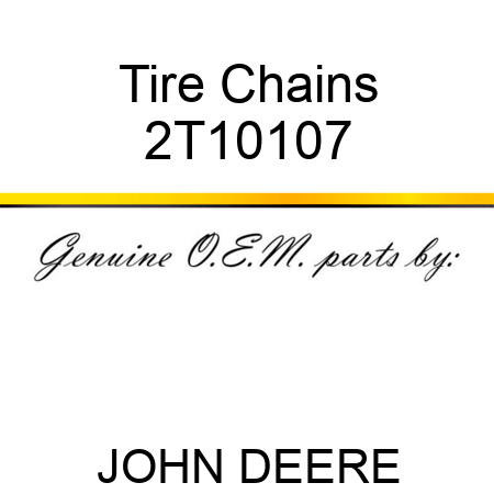 Tire Chains 2T10107