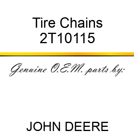 Tire Chains 2T10115