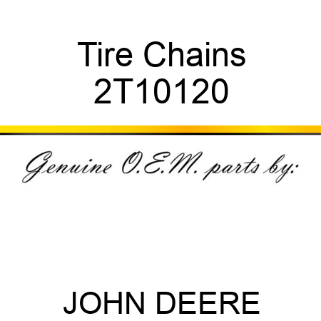 Tire Chains 2T10120