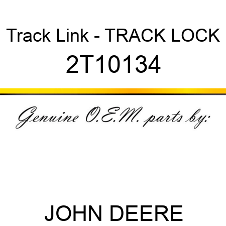 Track Link - TRACK LOCK 2T10134