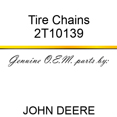 Tire Chains 2T10139
