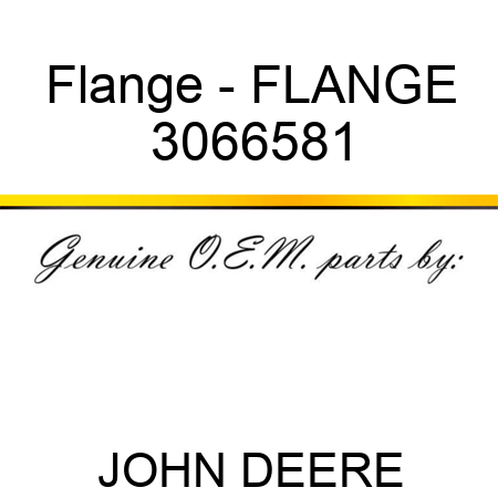 Flange - FLANGE 3066581