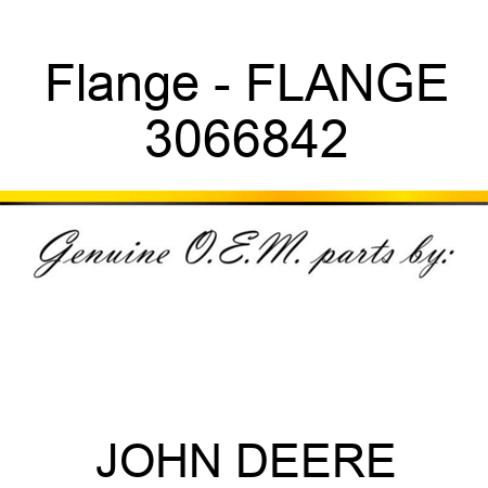 Flange - FLANGE 3066842