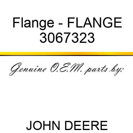 Flange - FLANGE 3067323