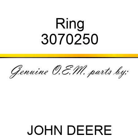 Ring 3070250