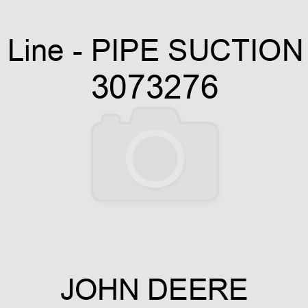Line - PIPE SUCTION 3073276