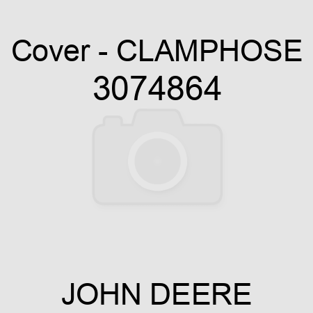 Cover - CLAMP,HOSE 3074864