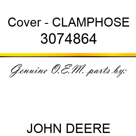 Cover - CLAMP,HOSE 3074864