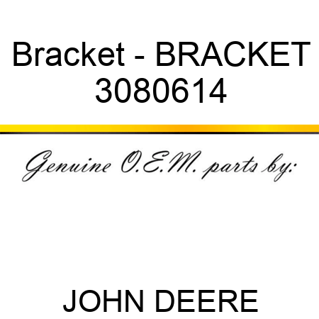 Bracket - BRACKET 3080614