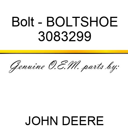 Bolt - BOLT,SHOE 3083299